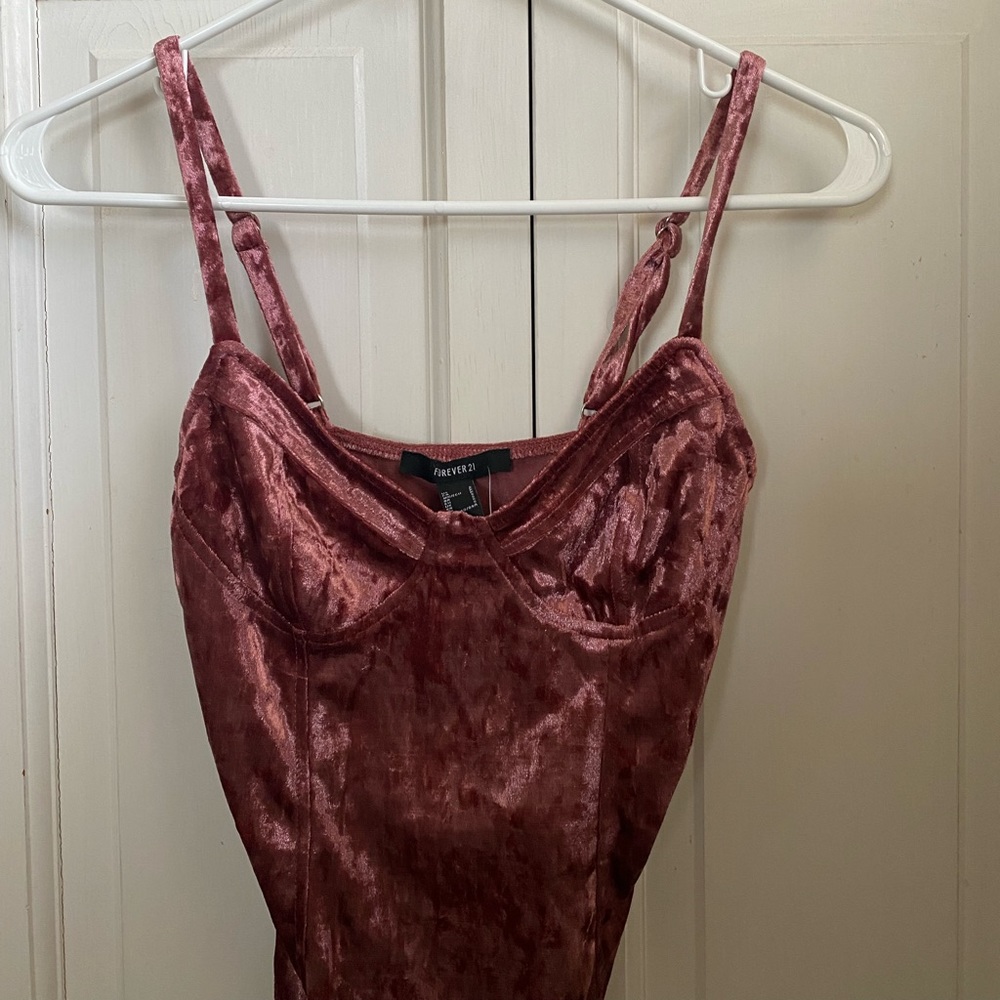 Velvet bodysuit